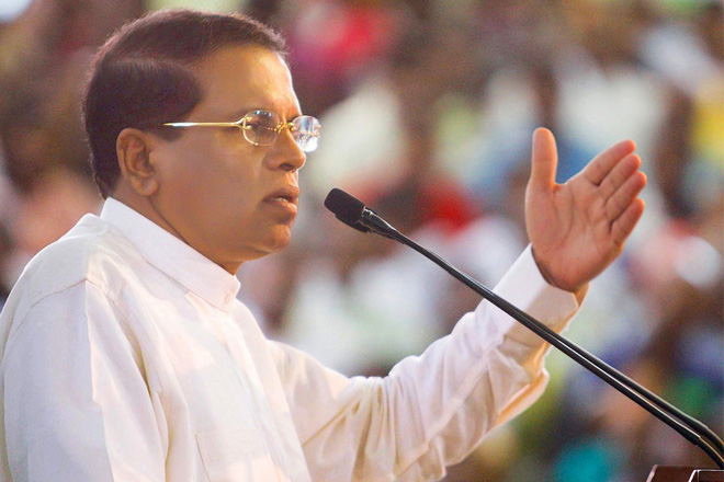 President Maithripala Sirisena